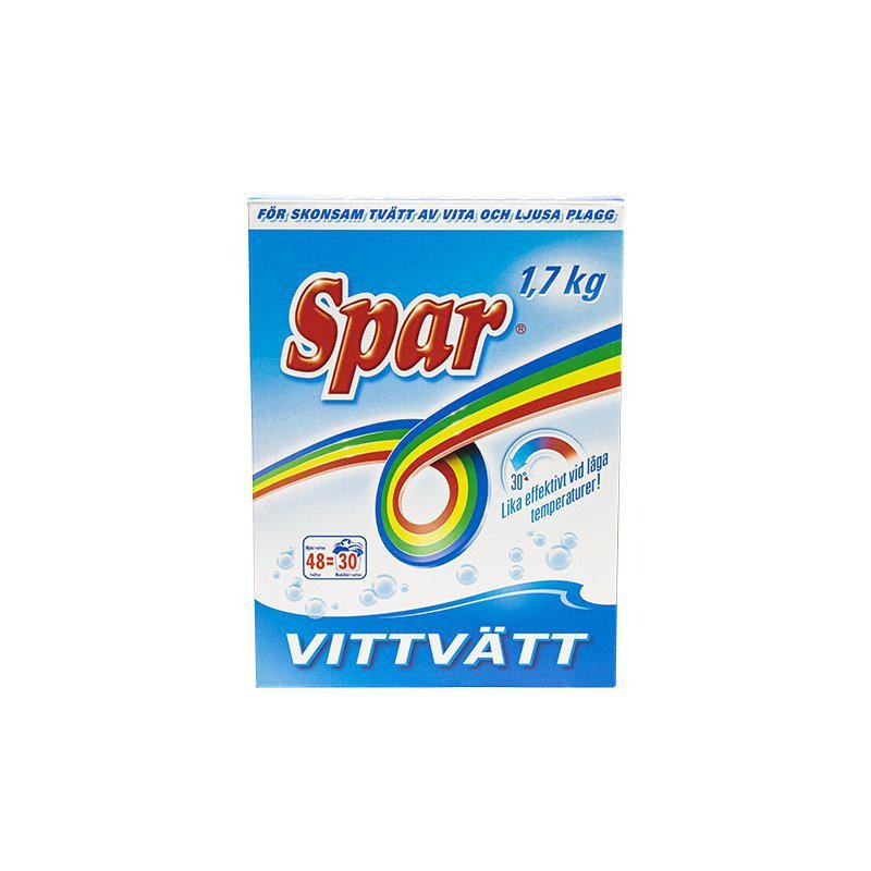 SPAR TVÄTTMEDEL Vittvätt 1,7 kg